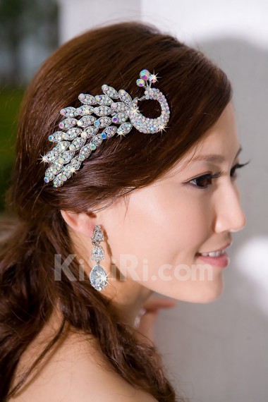 Alloy Wedding Headpiece With Rhinestone