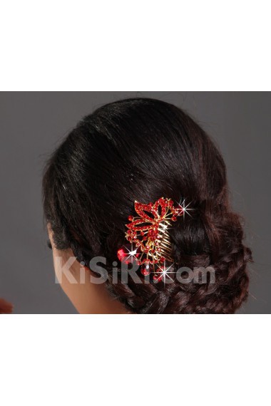 Alloy Wedding Headpiece With Rhinestone