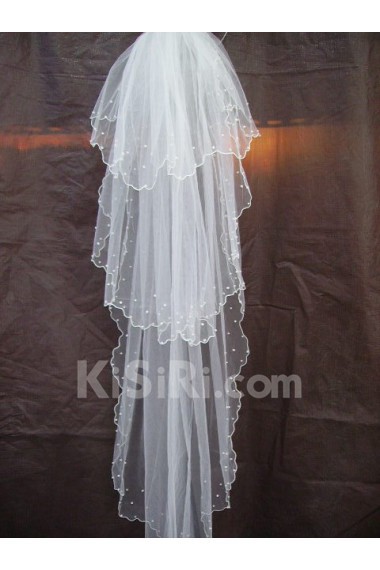 Fingertip Wedding Veil