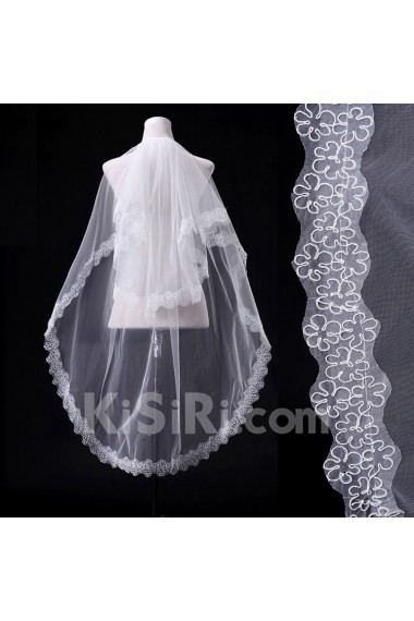 Fingertip Wedding Veil