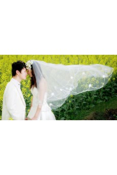 Fingertip Wedding Veil