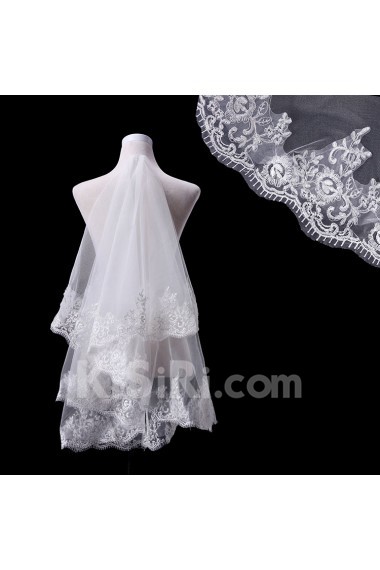 Fingertip Wedding Veil