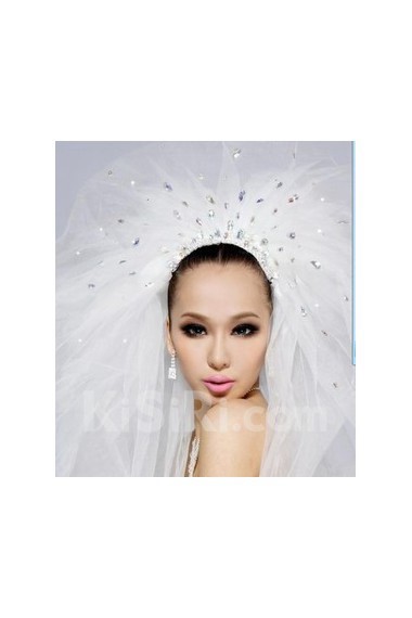  Wedding Veil With Rhinestone