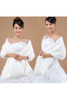 Faux Fur Wedding Wrap