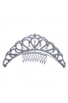 Gorgeous Alloy and Rhinestiones Wedding Tiara