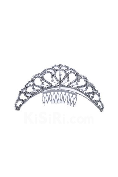 Gorgeous Alloy and Rhinestiones Wedding Tiara