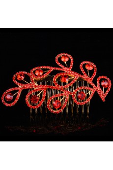 Beauitful Alloy and Rhinestiones Bridal Headpiece