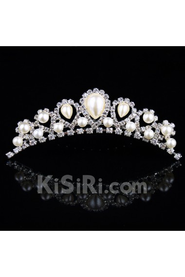 Pearls and Rhinestiones Wedding Bridal Tiara