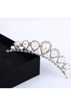 Pearls and Rhinestiones Wedding Bridal Tiara