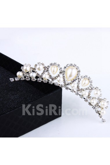 Pearls and Rhinestiones Wedding Bridal Tiara