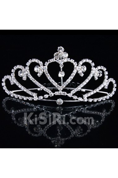 Alloy with Rhinestiones Wedding Bridal Tiara