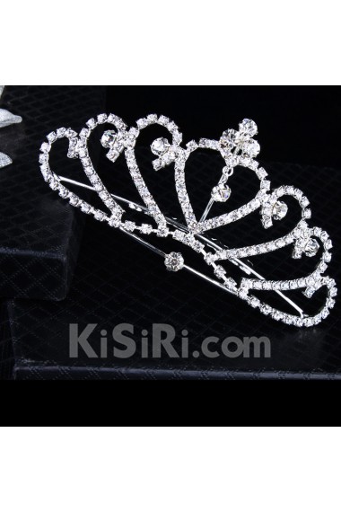 Alloy with Rhinestiones Wedding Bridal Tiara