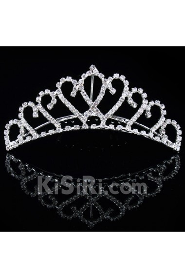 Alloy with Rhinestiones Wedding Bridal Tiara