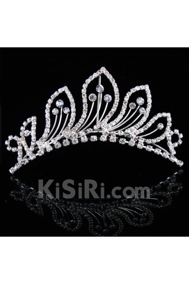 Beauitful Alloy and Rhinestiones Wedding Bridal Headpiece 