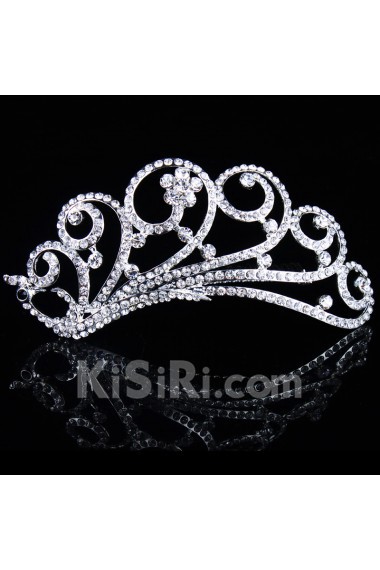 Beauitful Alloy and Rhinestiones Wedding Bridal Tiara