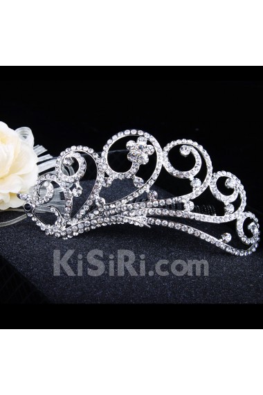 Beauitful Alloy and Rhinestiones Wedding Bridal Tiara