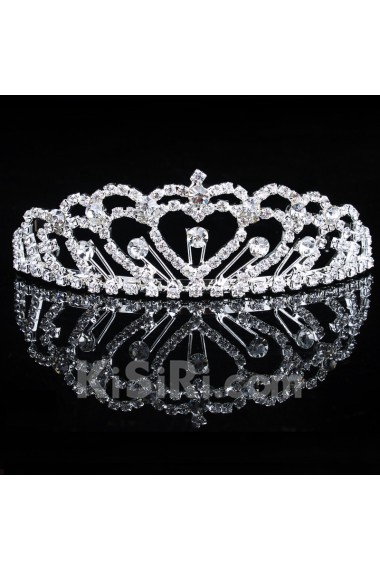 Rhinestiones and Zircons Wedding Bridal Tiara