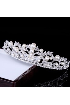 Beauitful Pearls and Rhinestones Wedding Bridal Tiara