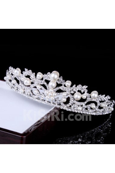 Beauitful Pearls and Rhinestones Wedding Bridal Tiara