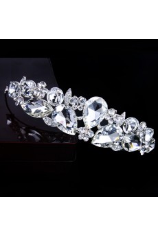 Gorgeous Alloy with Glass and Rhinestiones Wedding Bridal Tiara