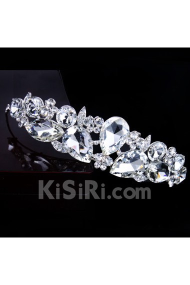 Gorgeous Alloy with Glass and Rhinestiones Wedding Bridal Tiara