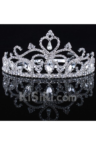 Beauitful Zircons and Rhinestones Wedding Bridal Tiara