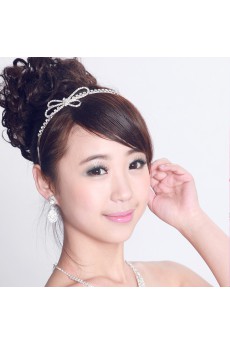 Alloy with Rhinestones Flower Wedding Bridal Headpiece