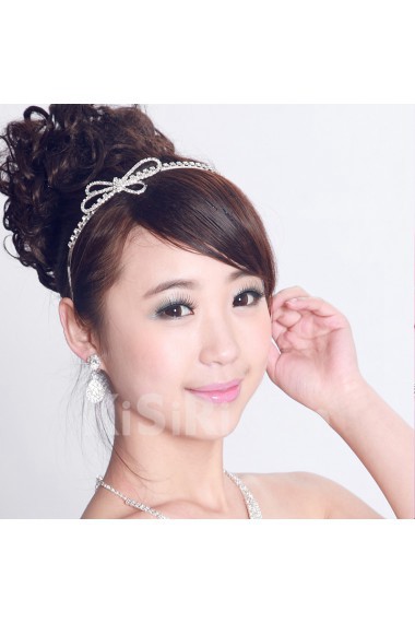 Alloy with Rhinestones Flower Wedding Bridal Headpiece