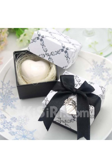 Mini Heart Scented White Soap Wedding Favor