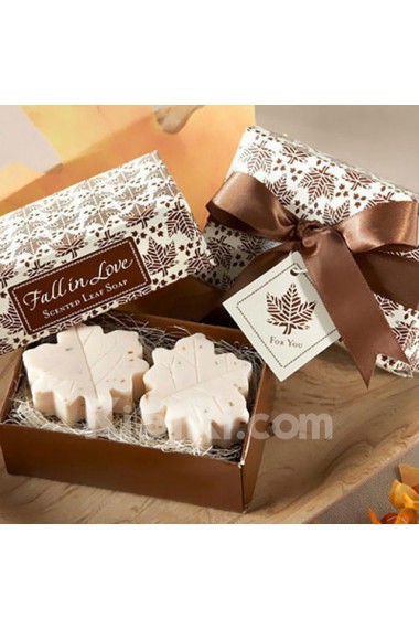 Leaf Shaped Soap Wedding Favor (Set of 2)