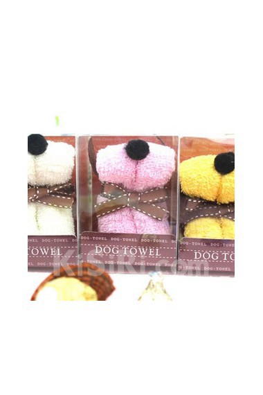 New Style Dog Shape Towel (Set of 3)