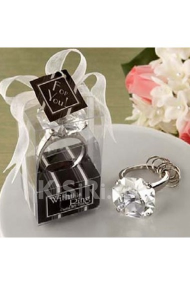 Personalized Diamond Design Keyring Favor (Three Color Avaliable)