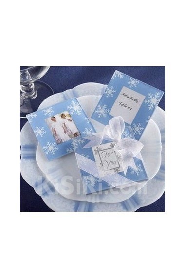 Snowflake Photo Coasters - Set Of 2 