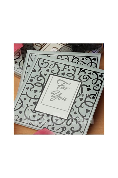 Hearts and Flourishes Collection Photo Coaster Favors (2 Pieces Set)