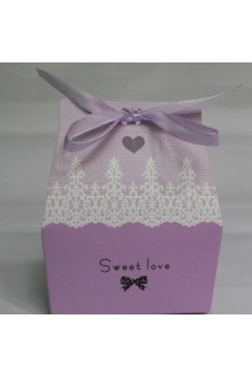 Sweet Love Square Favor Box (Set of 12)