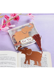 Elephant Bookmark Favor