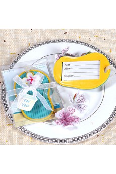 Flip-Flop Luggage Tag Favor