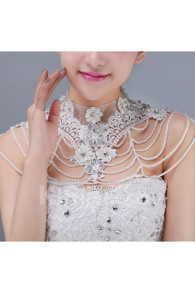 Ladies'Wedding Lace Flower Shoulder Chains