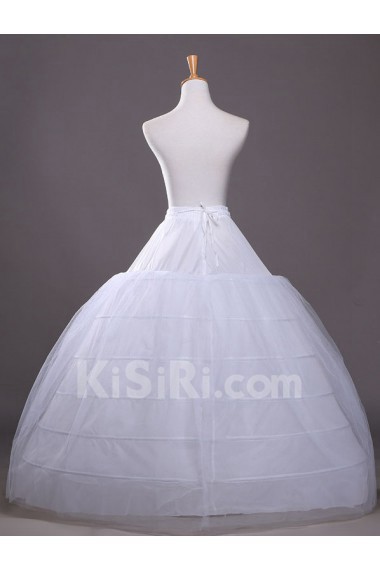 Ball Gown 2 Tier Floor Length Women Wedding Petticoat Underskirt