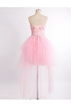 Chiffon Sweetheart Mini/Short Sleeveless Ball Gown Dress with Sequins