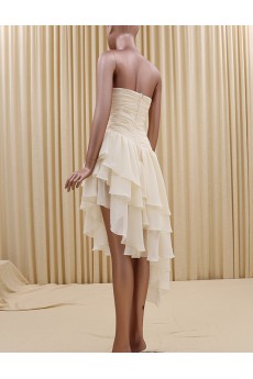 Tulle, Satin Sweetheart Knee-Length Sleeveless A-line Dress with Rhinestone