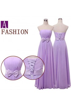 Taffeta, Chiffon Floor Length A-line Dress