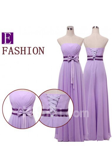 Taffeta, Chiffon Floor Length A-line Dress