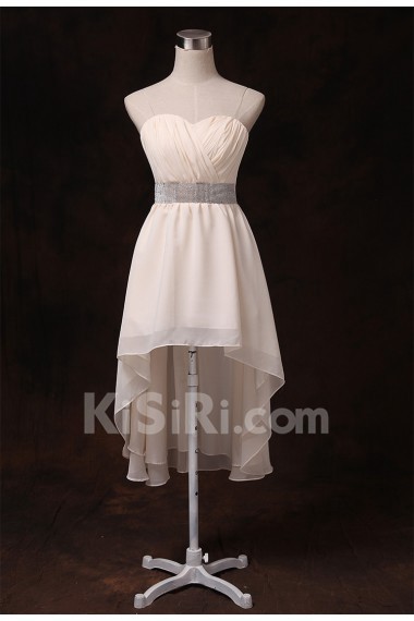 Taffeta Chiffon Short/Minin A-line Dress