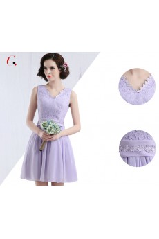 Chiffon Short/Minin A-line Dress