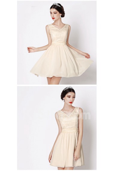 Chiffon Short/Minin A-line Dress