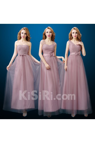 Tulle Floor Length A-line Dress