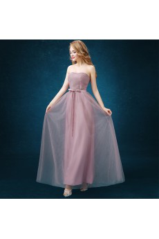 Tulle Floor Length A-line Dress