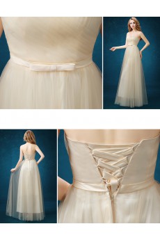 Tulle Floor Length A-line Dress