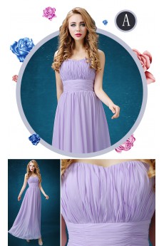 Chiffon Floor Length A-line Dress